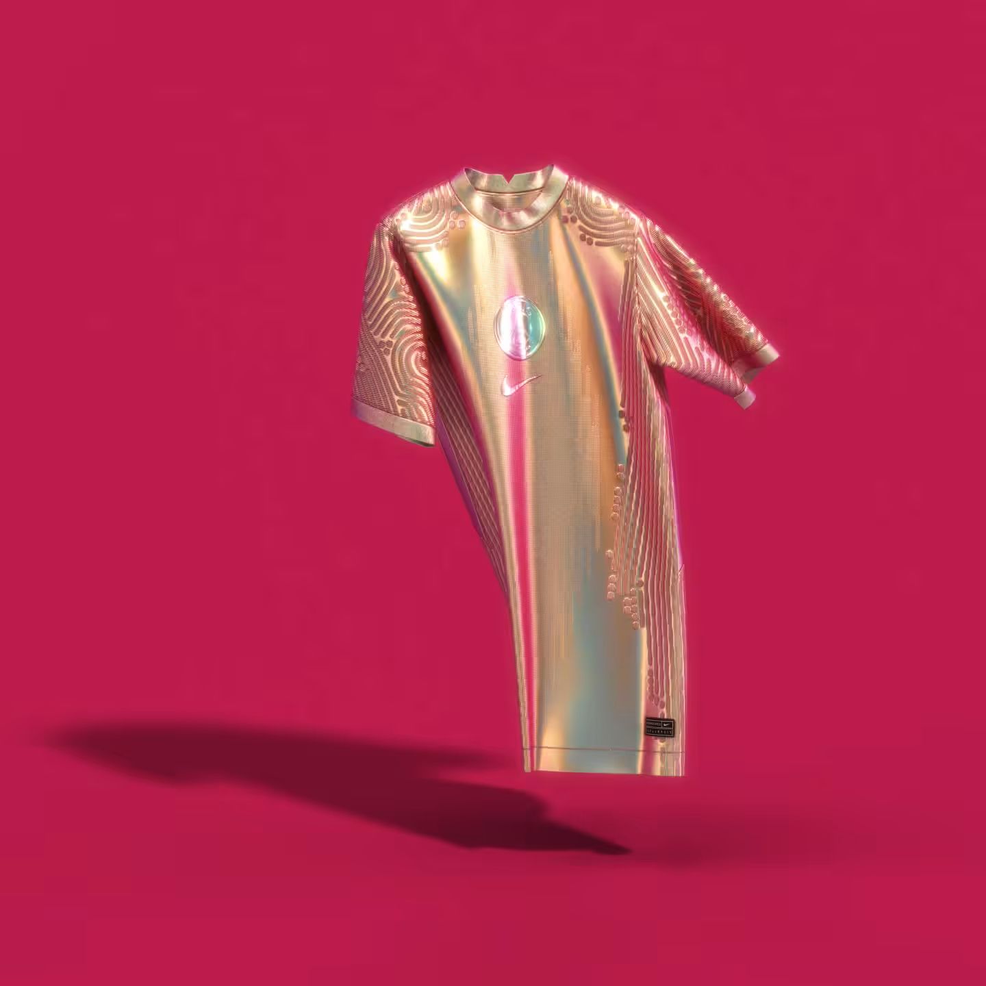 001: SETTPACE |  PSG Rose Gold Iridescent Football Jersey