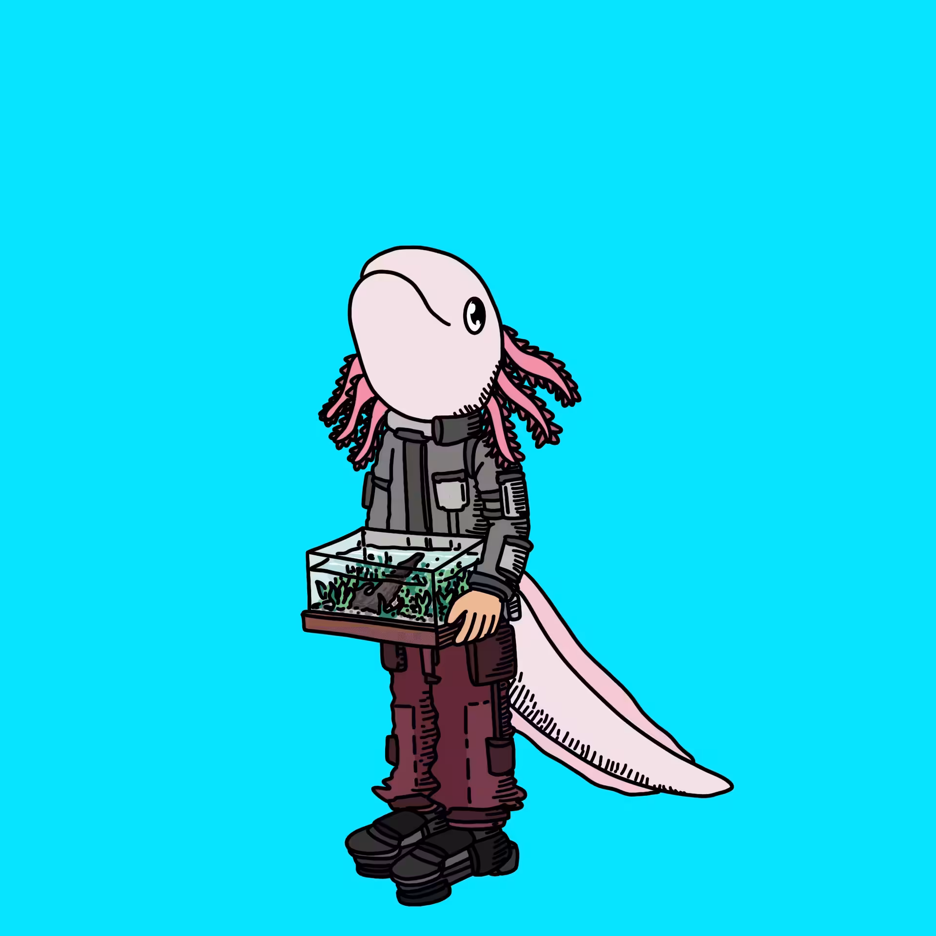 !!OEG migrate to new contract!!: Aquariumdesigner one eyed guy #00431