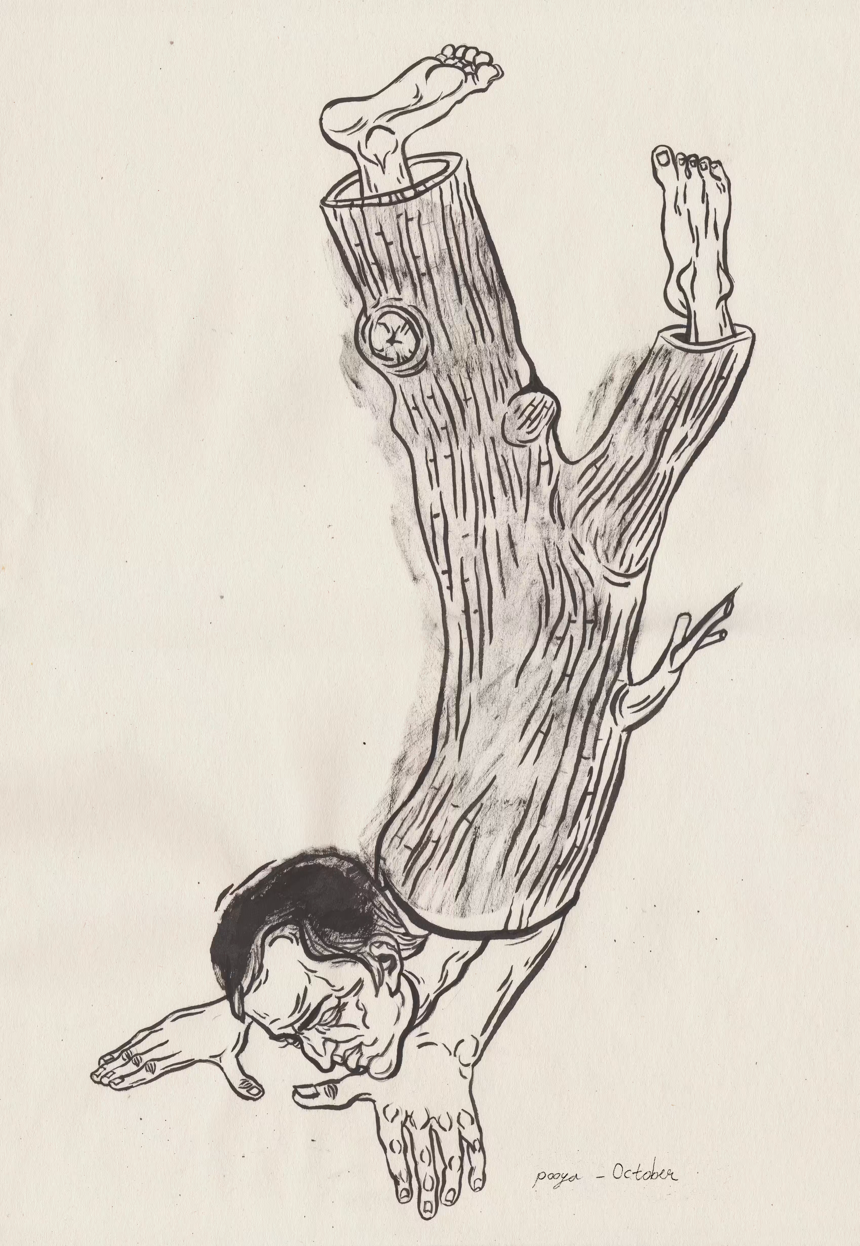Inktober 2025: Day 14 / Trunk