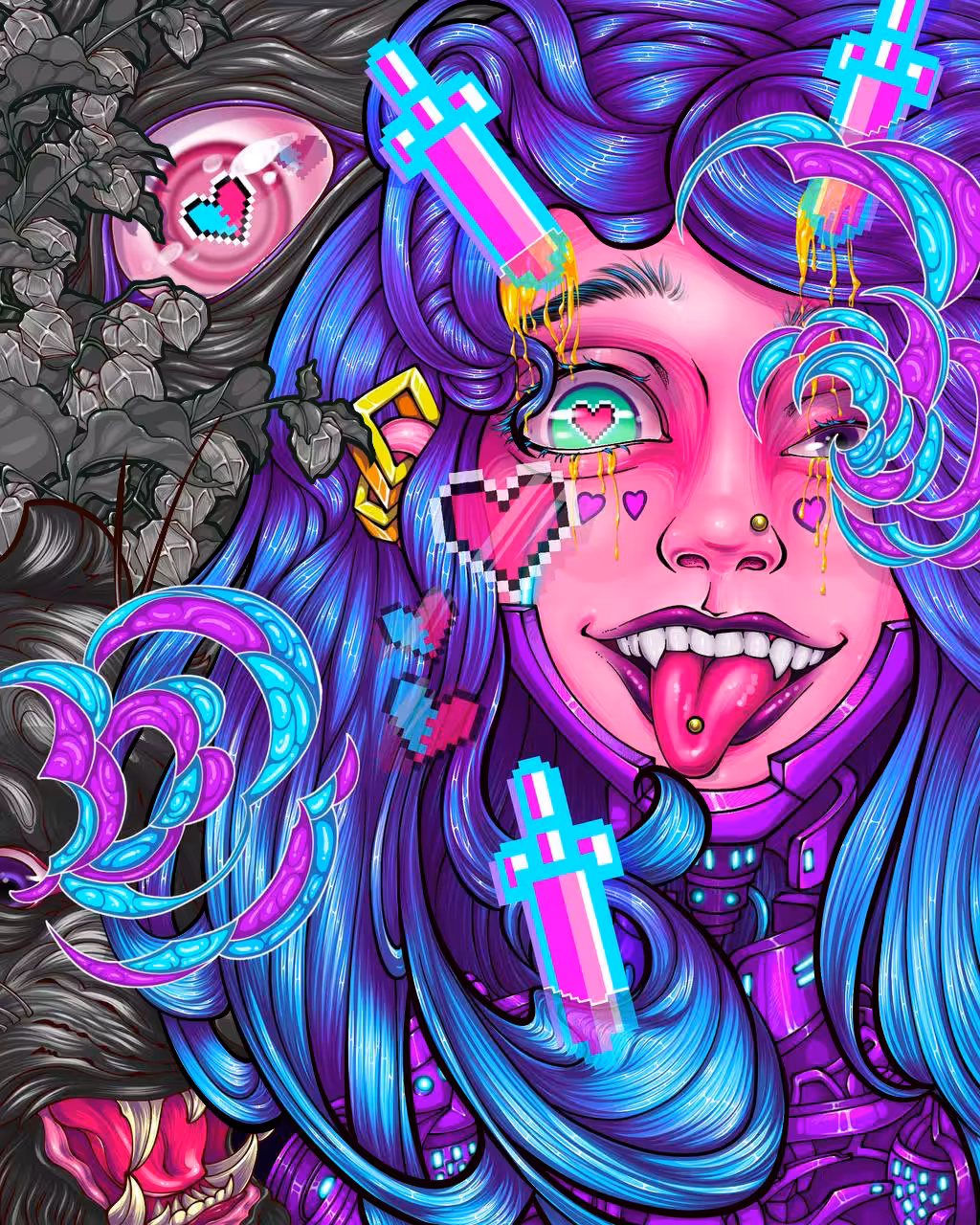 dark and colour special: Madness brain 