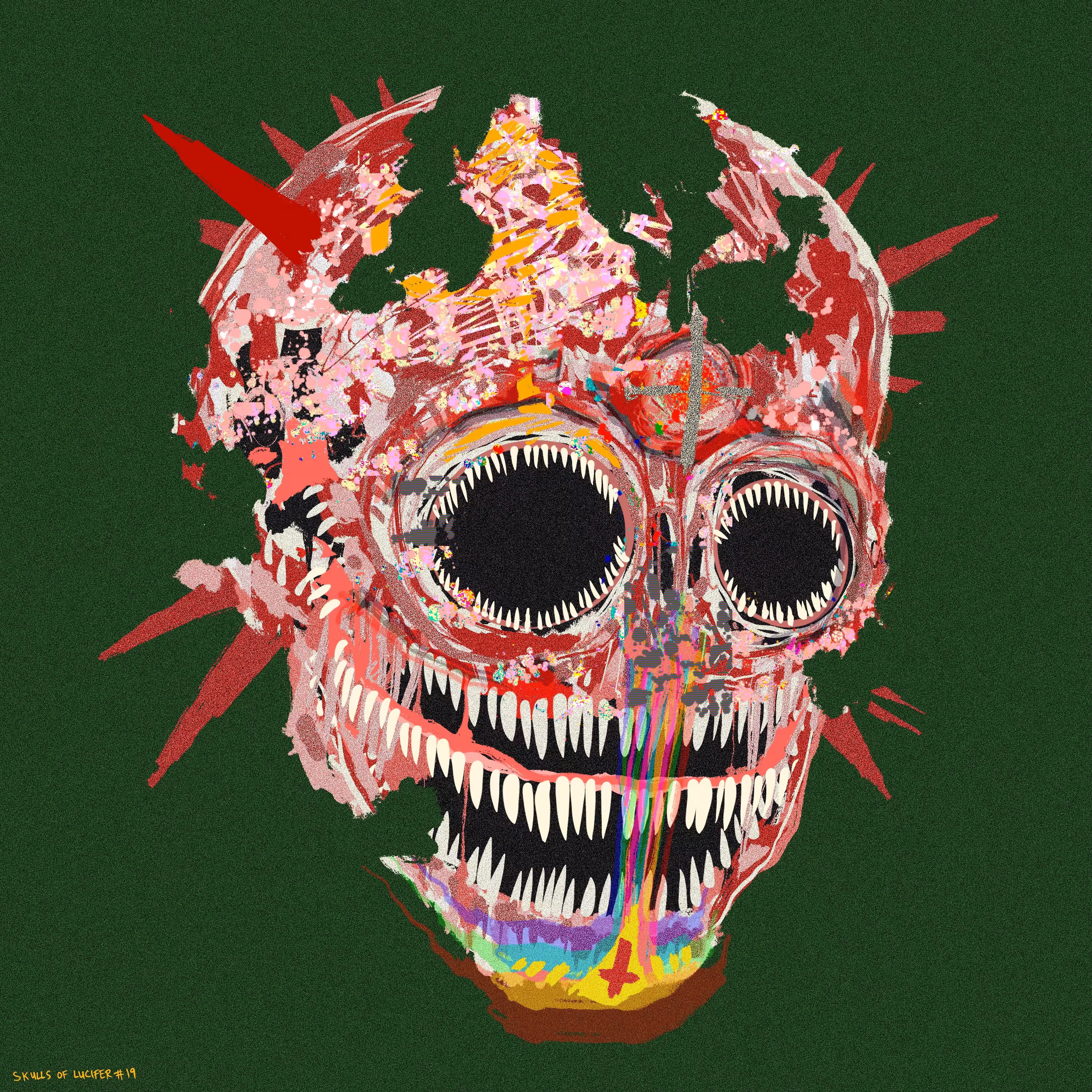 SKULLS OF LUCIFER: Cracked Corinthian