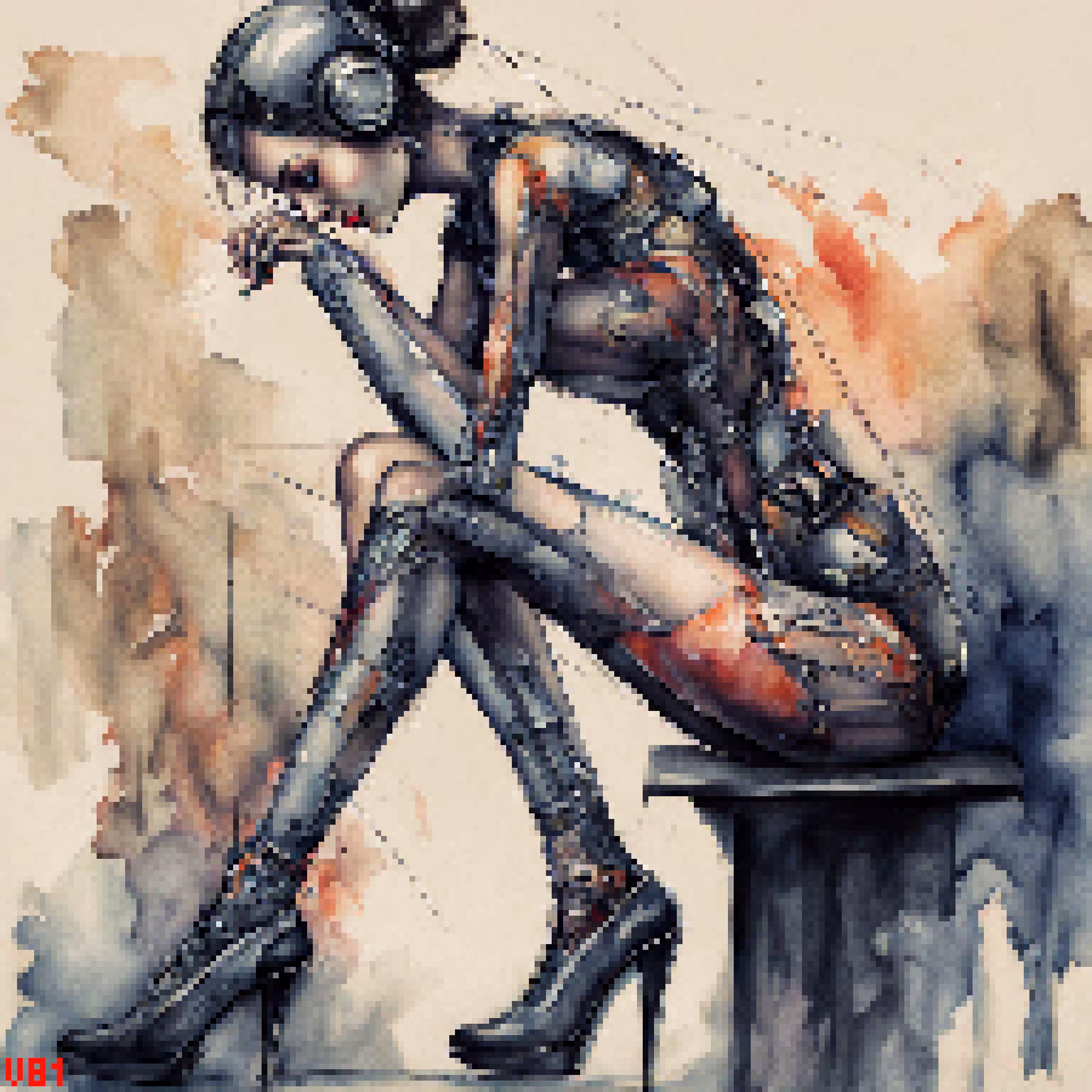 The cyberpunk we deserve. : Sadness