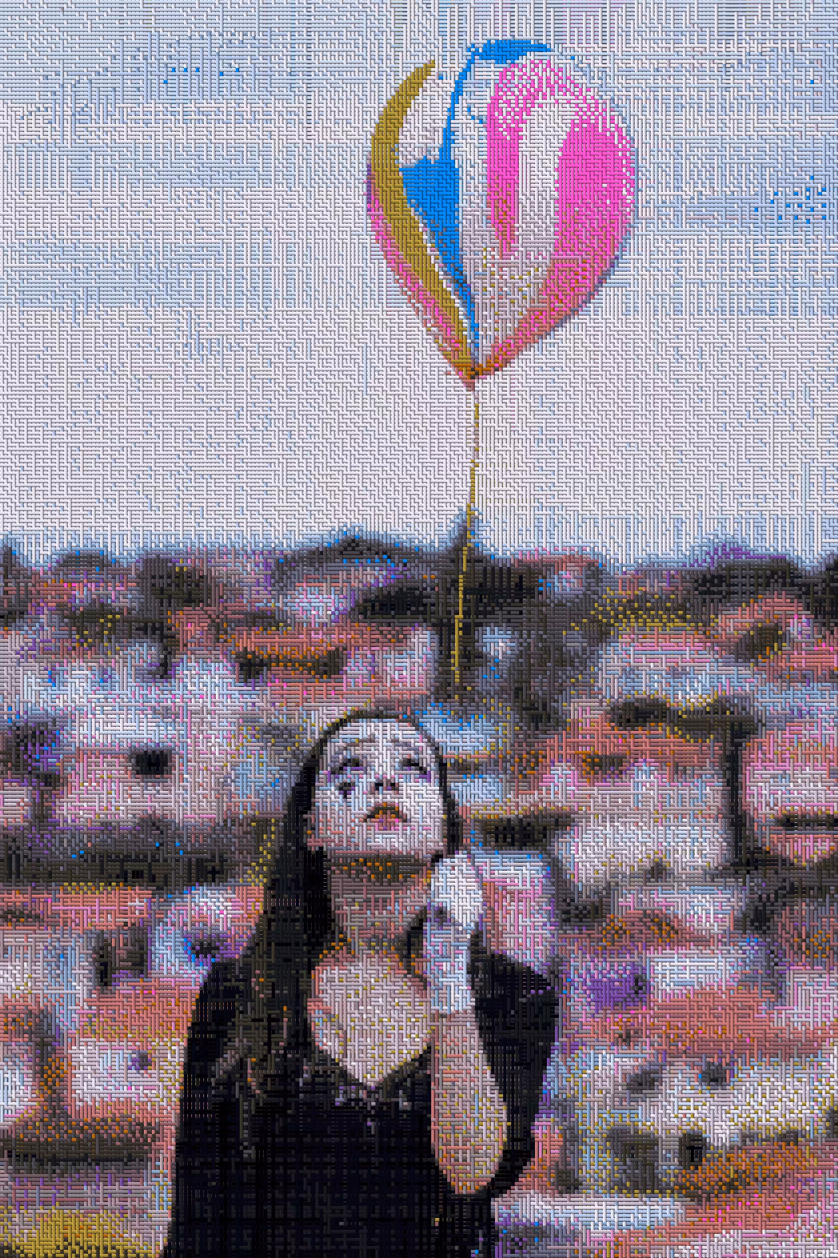 mime and balloon