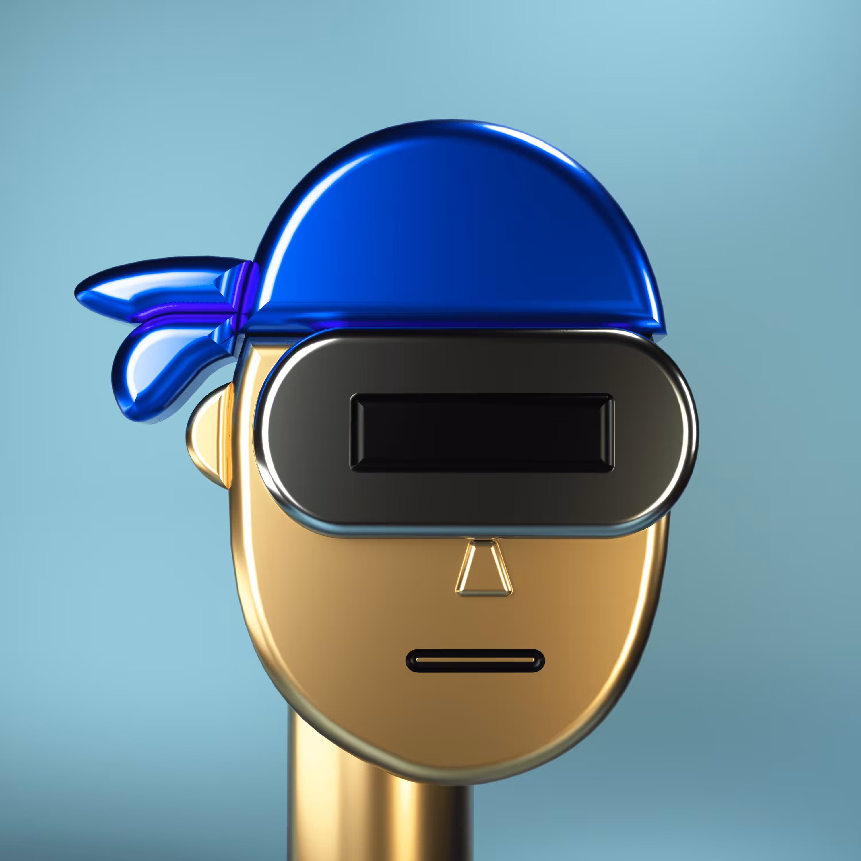 3D Chrome Punks: 3D Chrome Punk #0151