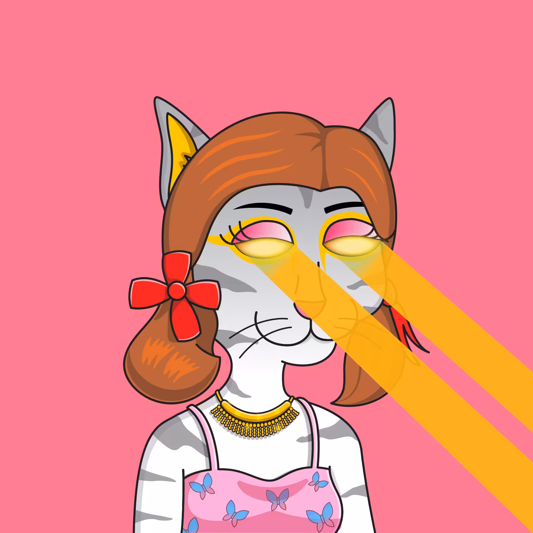 Girl Cat #674