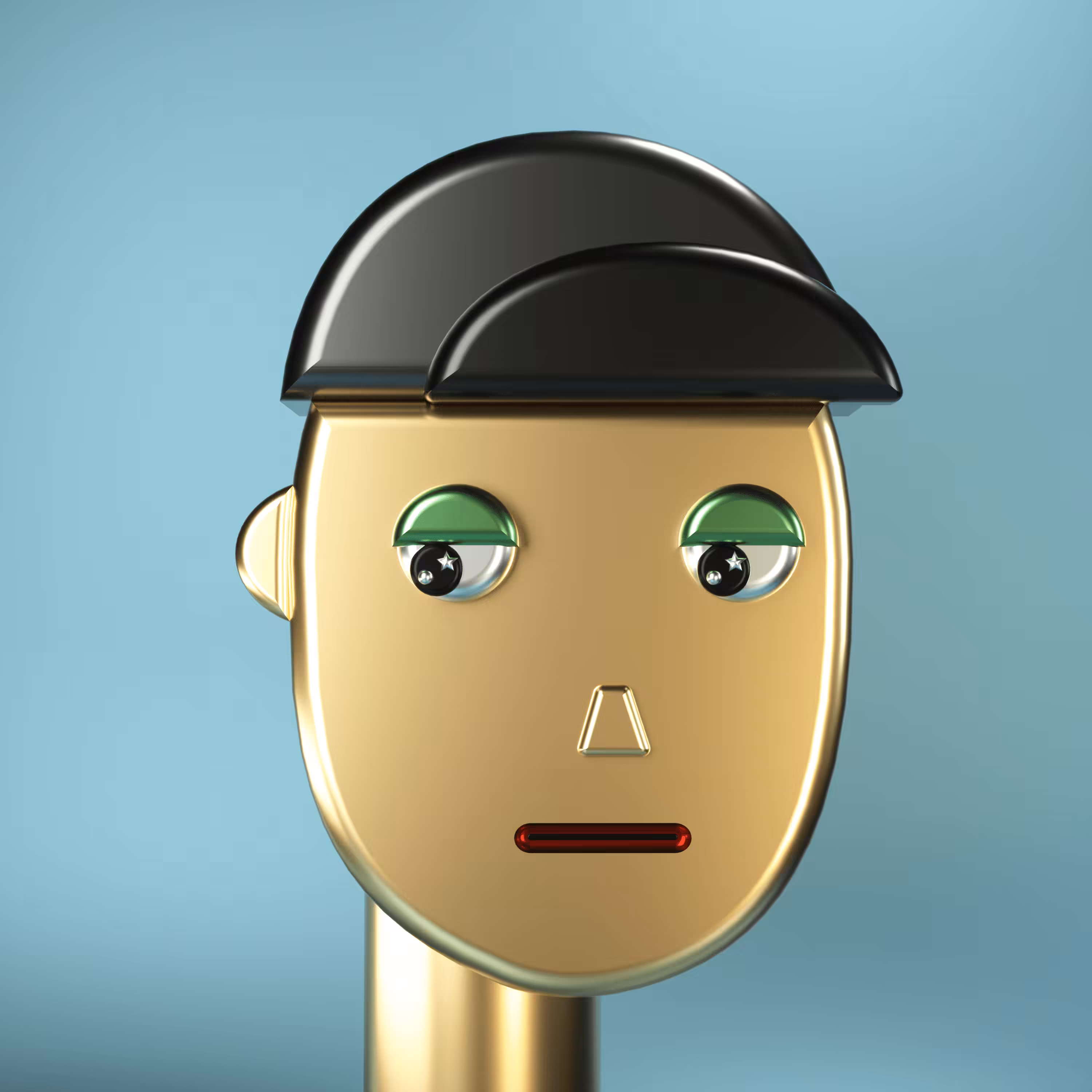 3D Chrome Punk #0252