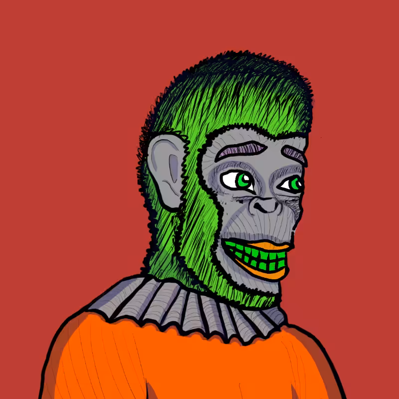Clown Ape Club Tezos Ultra Superior-CACTUS #37