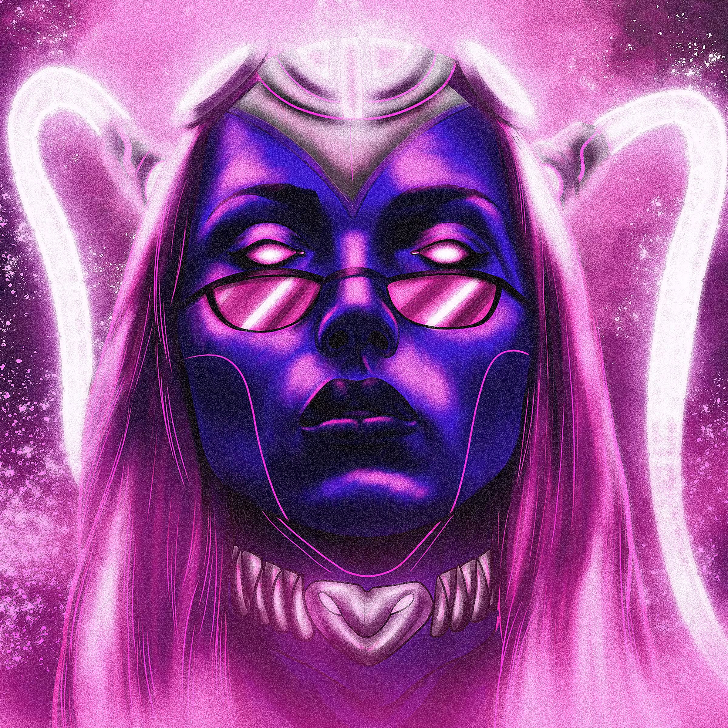 Neon goddess