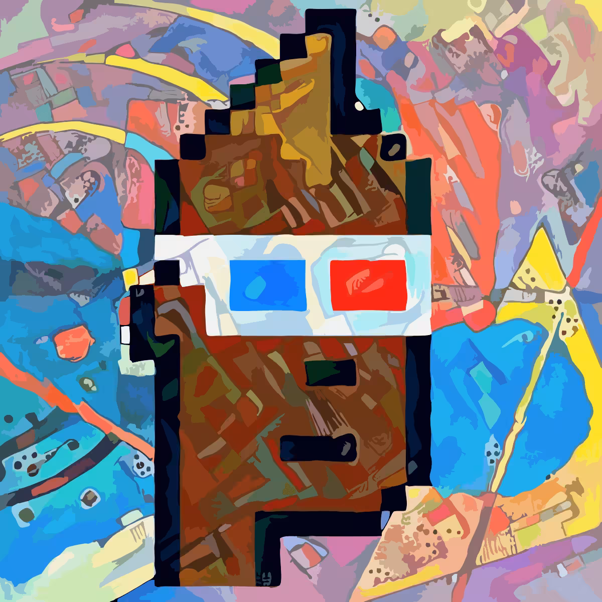 KandinskyPunks: Kandinsky Punk #078
