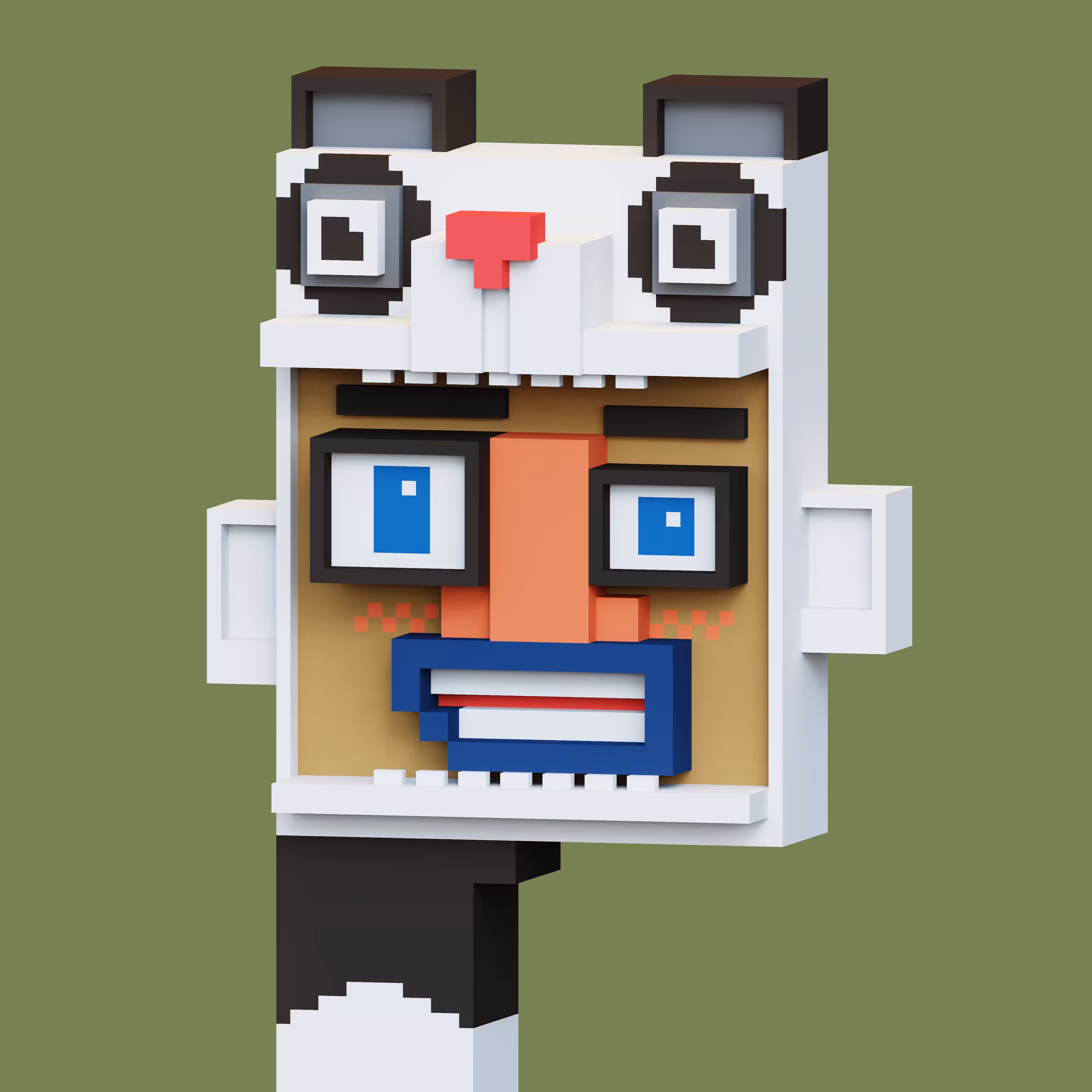 Pop Cubism Voxel 63