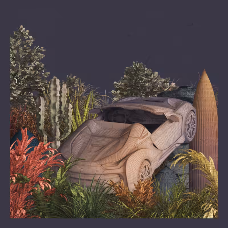 3dart #Surreal_forest #17
