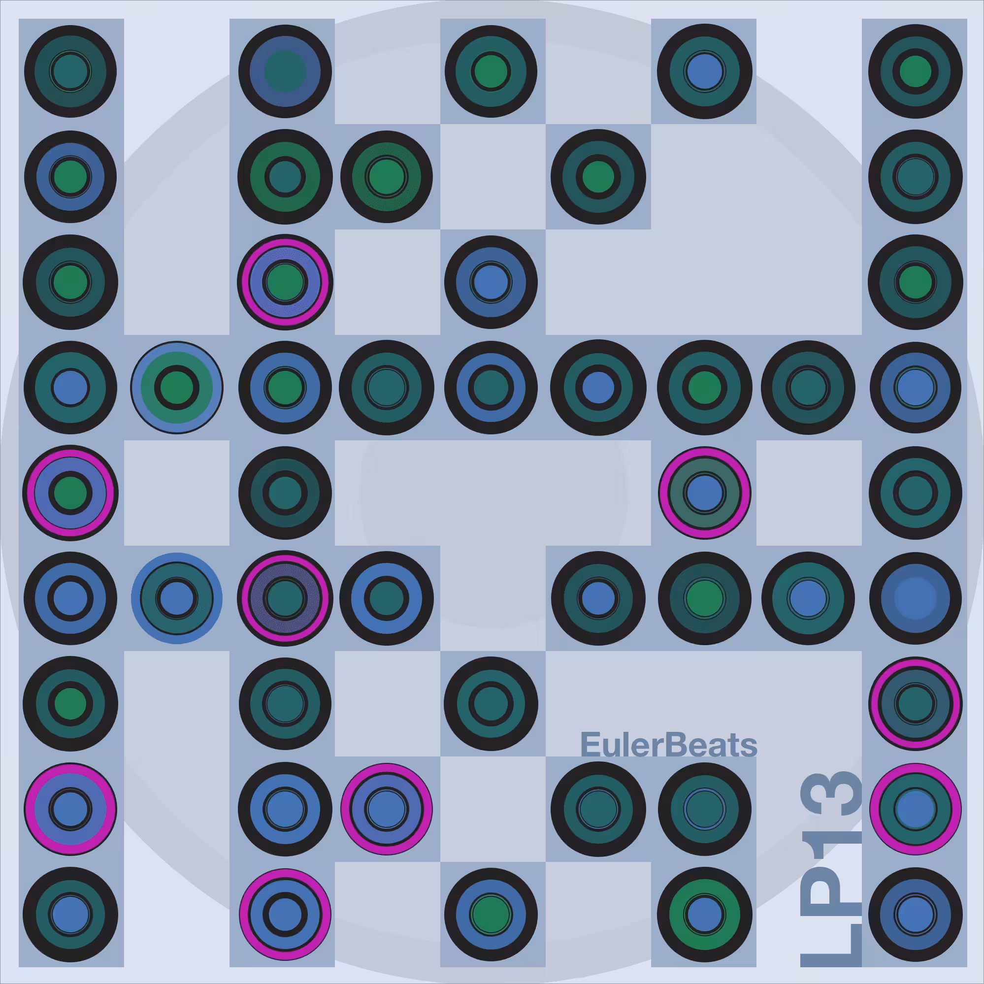 Eulerbeats LP13 Generative Cover Art: #58