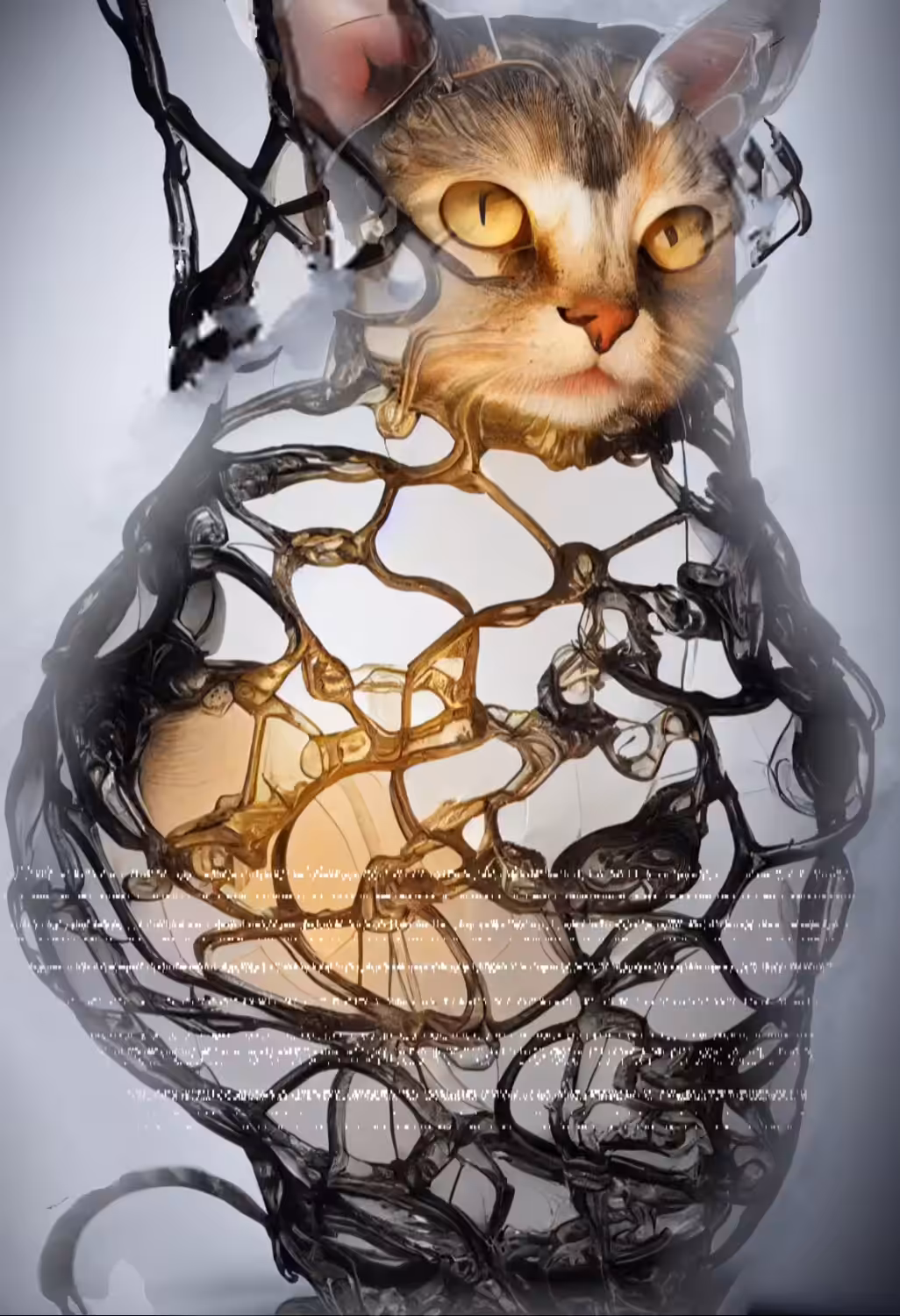 Coocon Cat #disintegrating LARVA