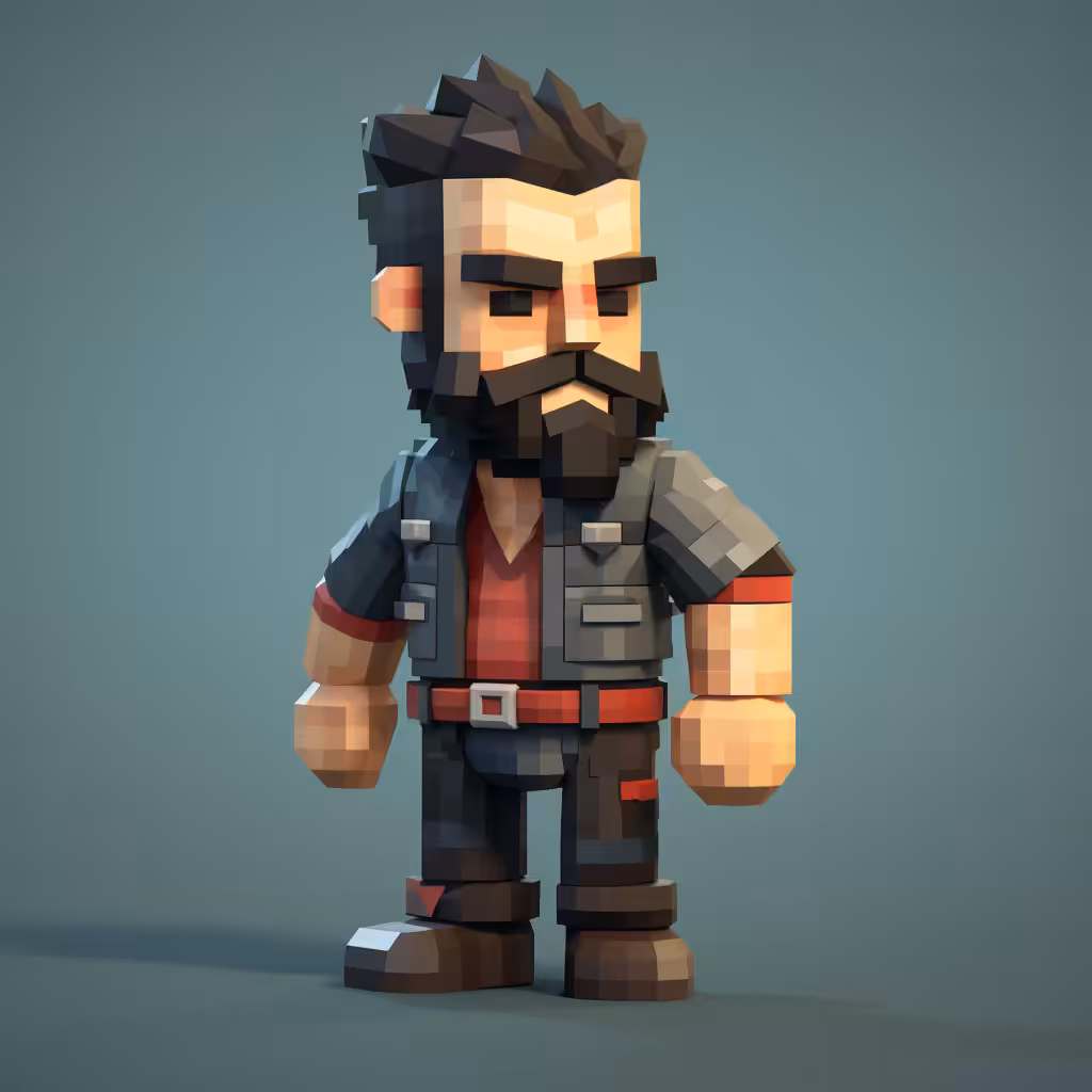 Tez Pixel Figure #177