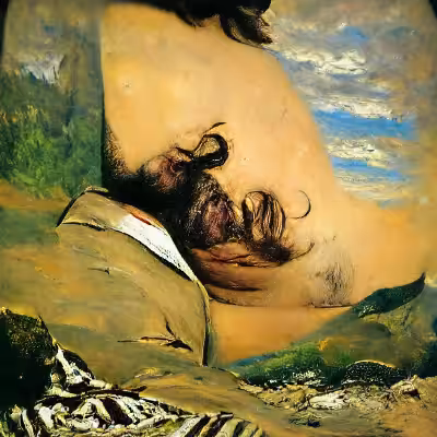 Portrait of Gustave Courbet