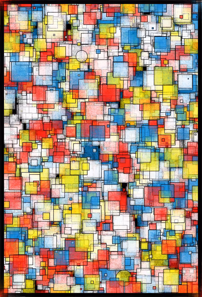 Circles In A Square World #12