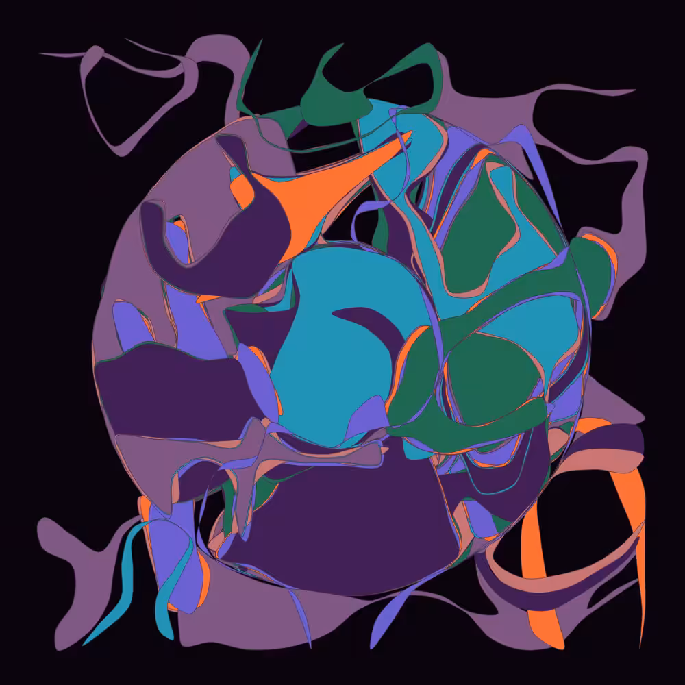 Geometric colorful shapes 3 #133