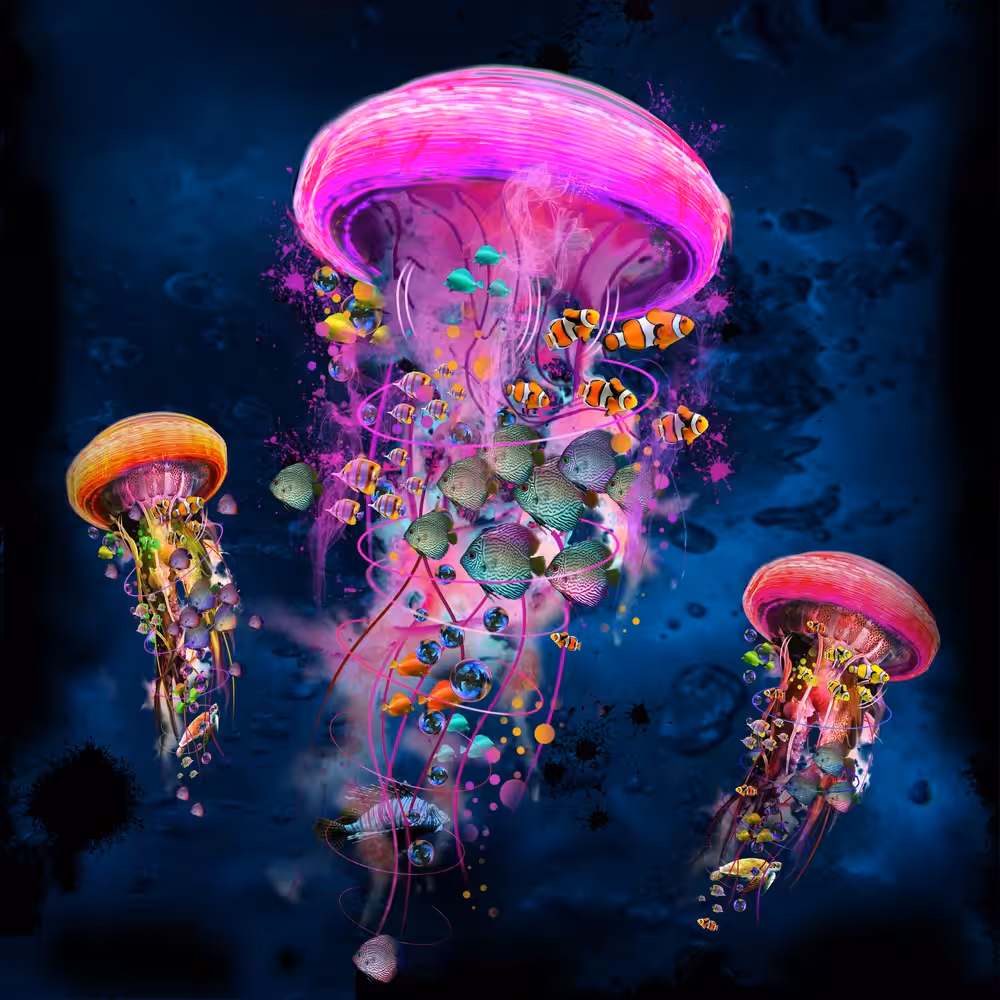 Electric Pink Jellyfish World Special Edition