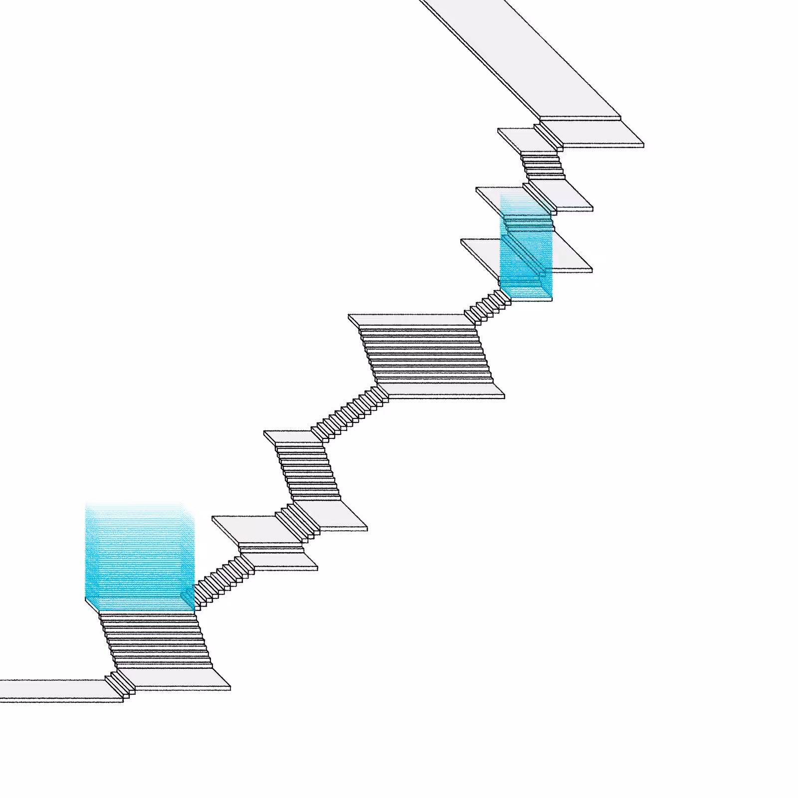 Stairs in a room #126