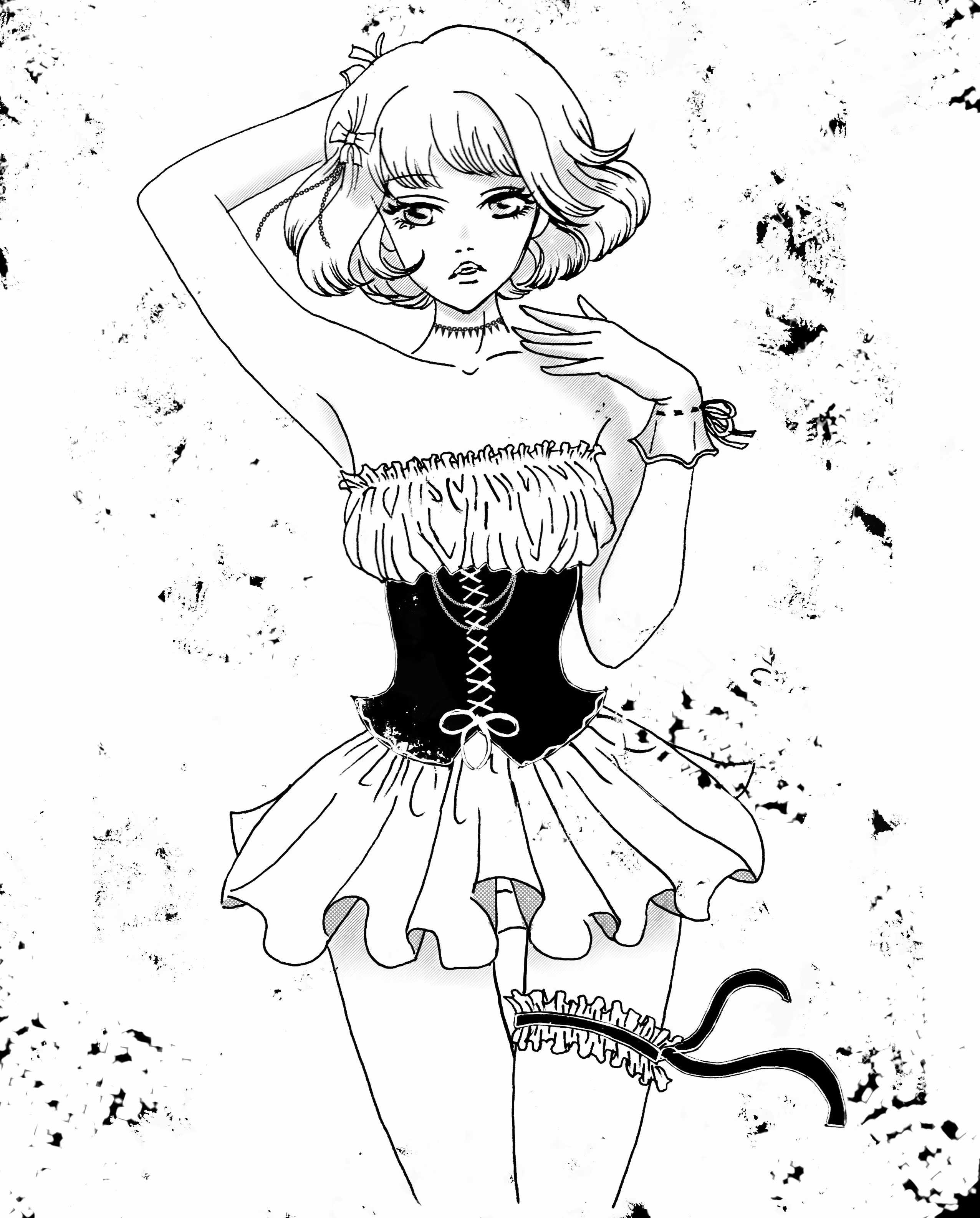 INK SKETCH 3 - Lady Laura 