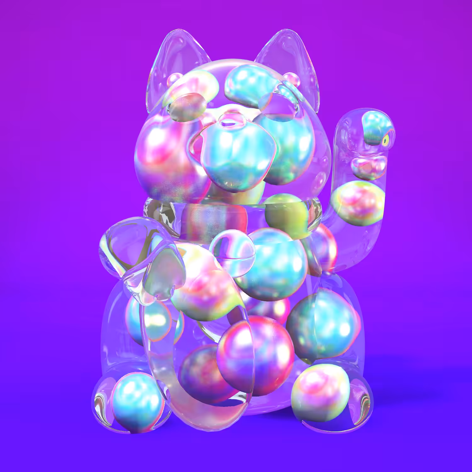 Maneki-Neko Lava Lamp