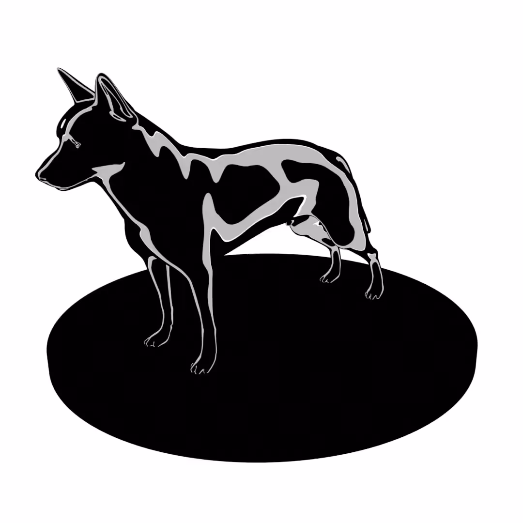 Silhouette Dog