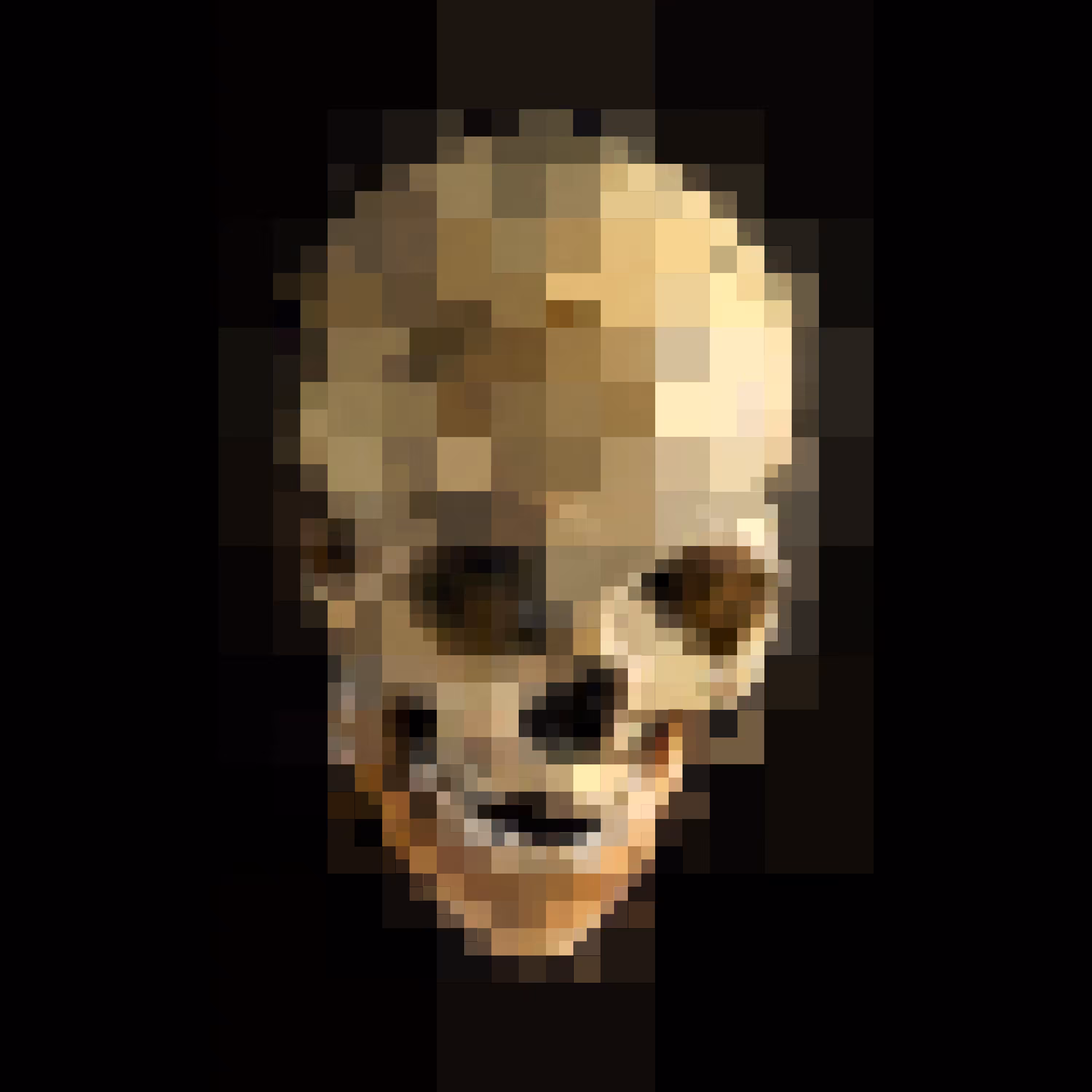 Pixel Skull Vanitas 13