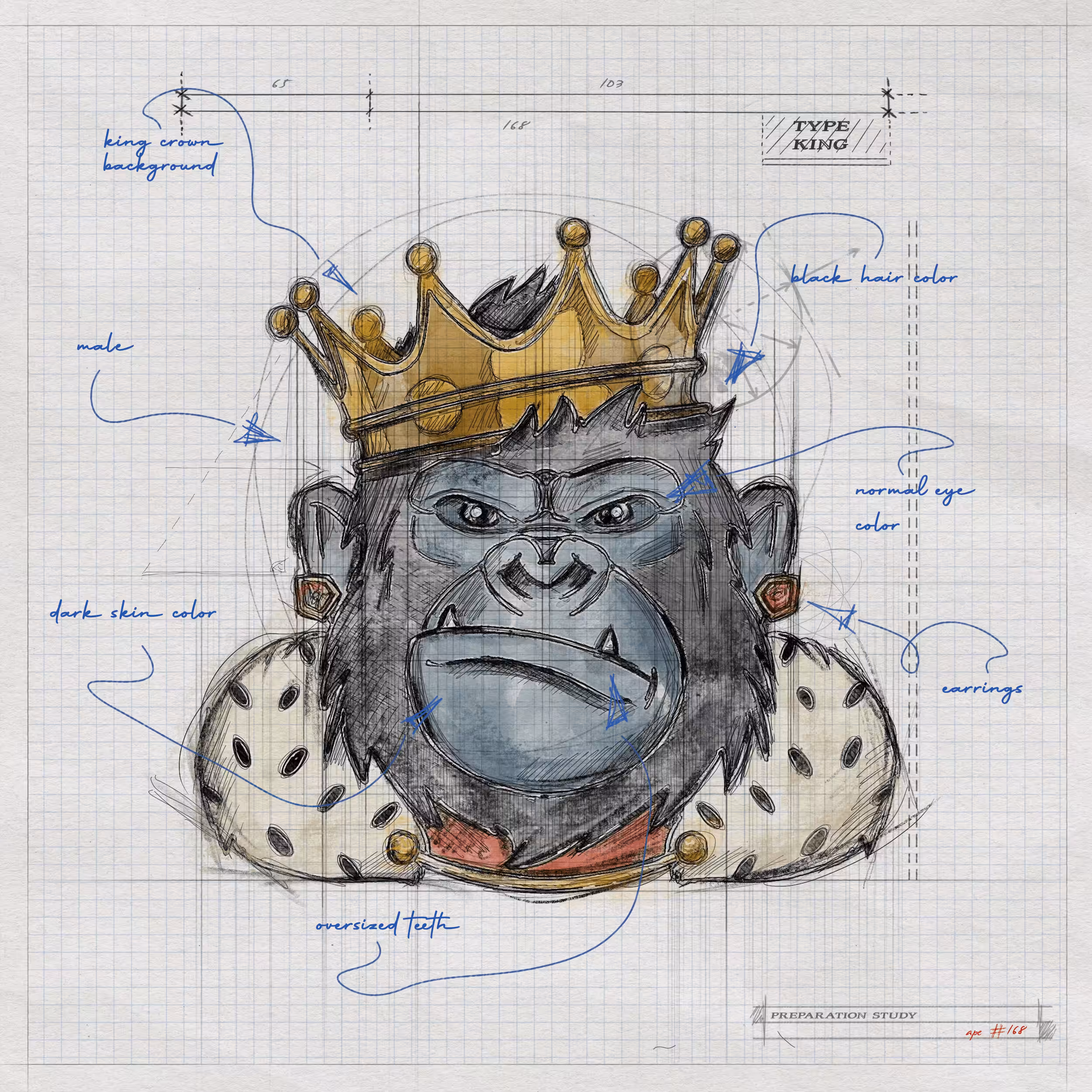 Keyboard Monkey - Ape Only #168