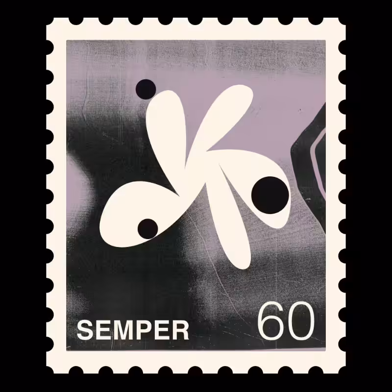 Postage stamp - Snowflakes #16