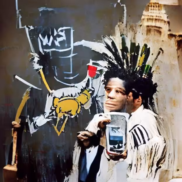 Basquiat plumage