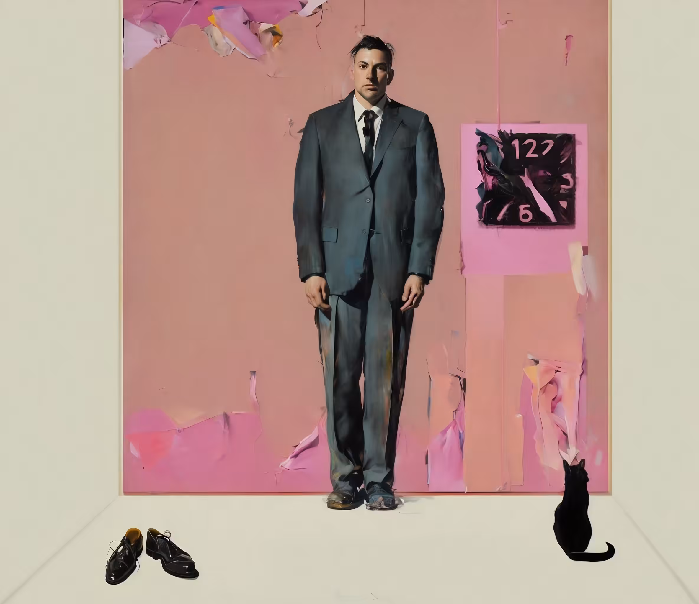 waiting man