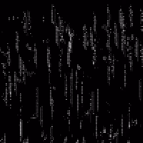 ASCII Dots + Lines + Space