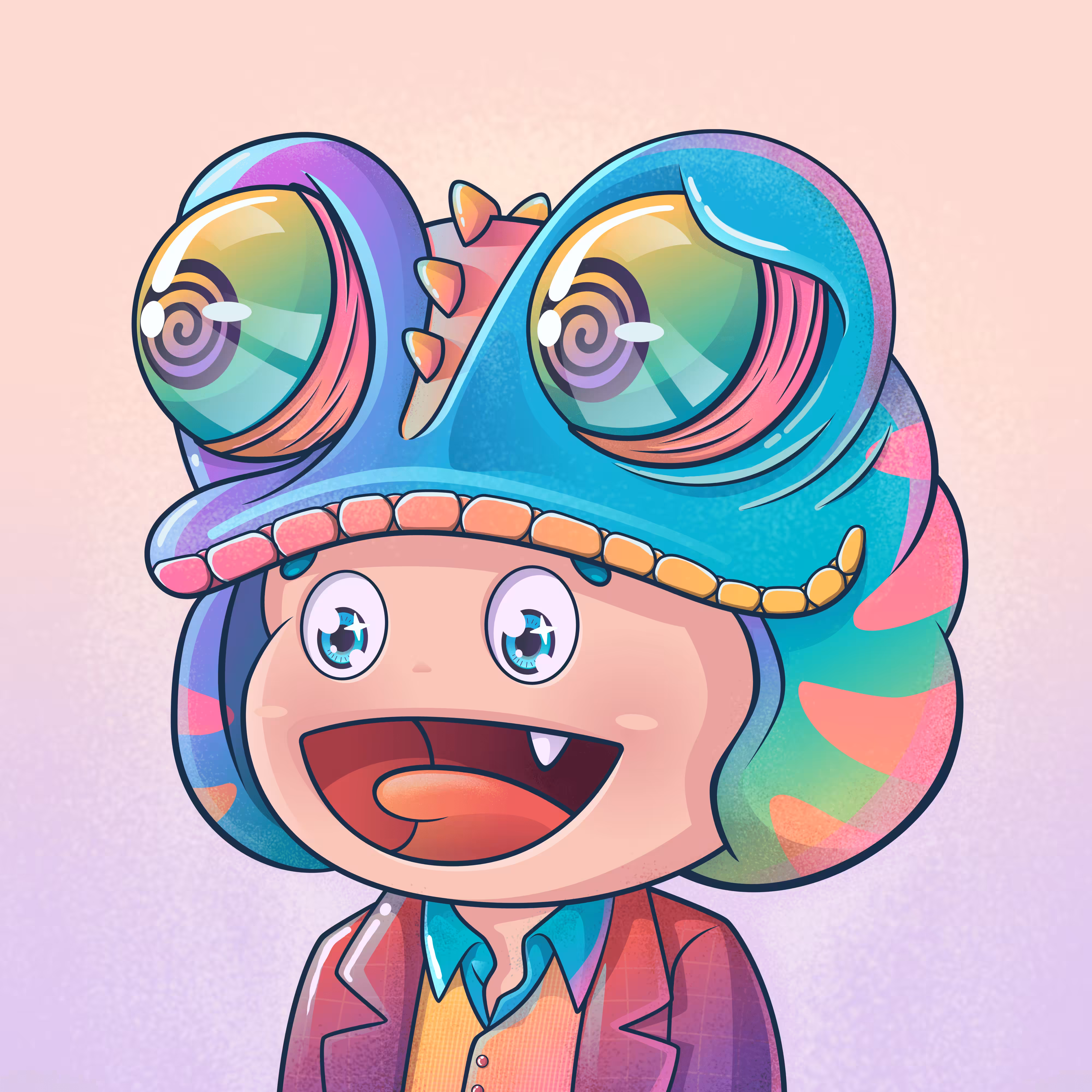 owangeboy and frens #87 - social chameleon by Yunet Von
