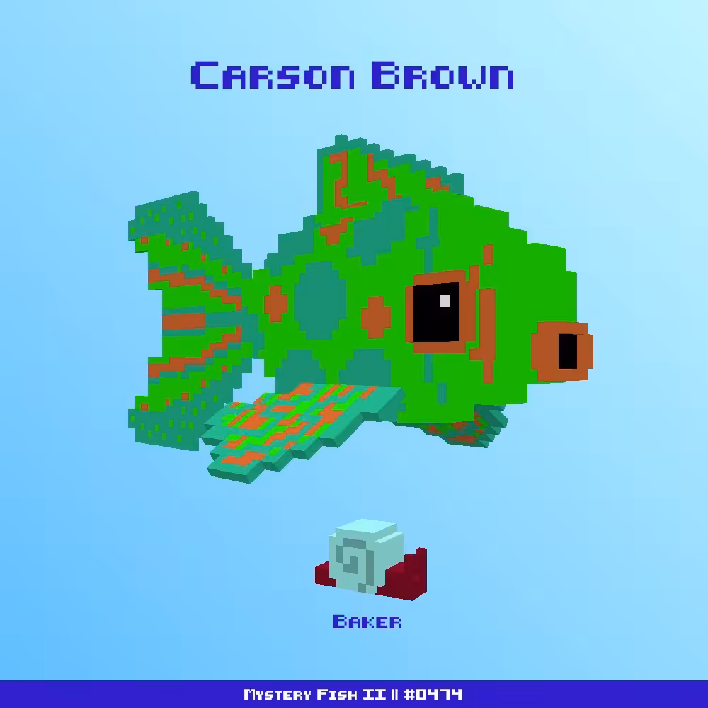 Carson Brown :: Mystery Fish 0474/1000