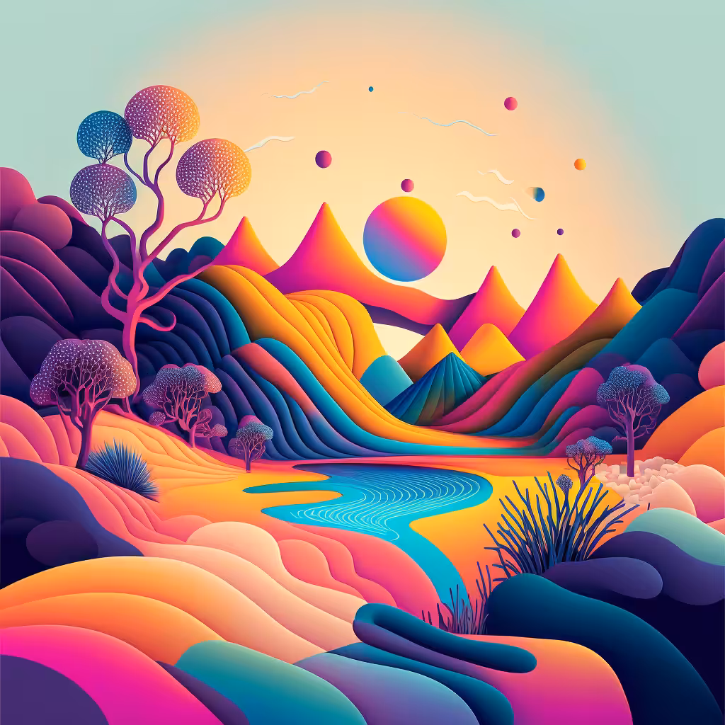 Psychedelic Landscape #20