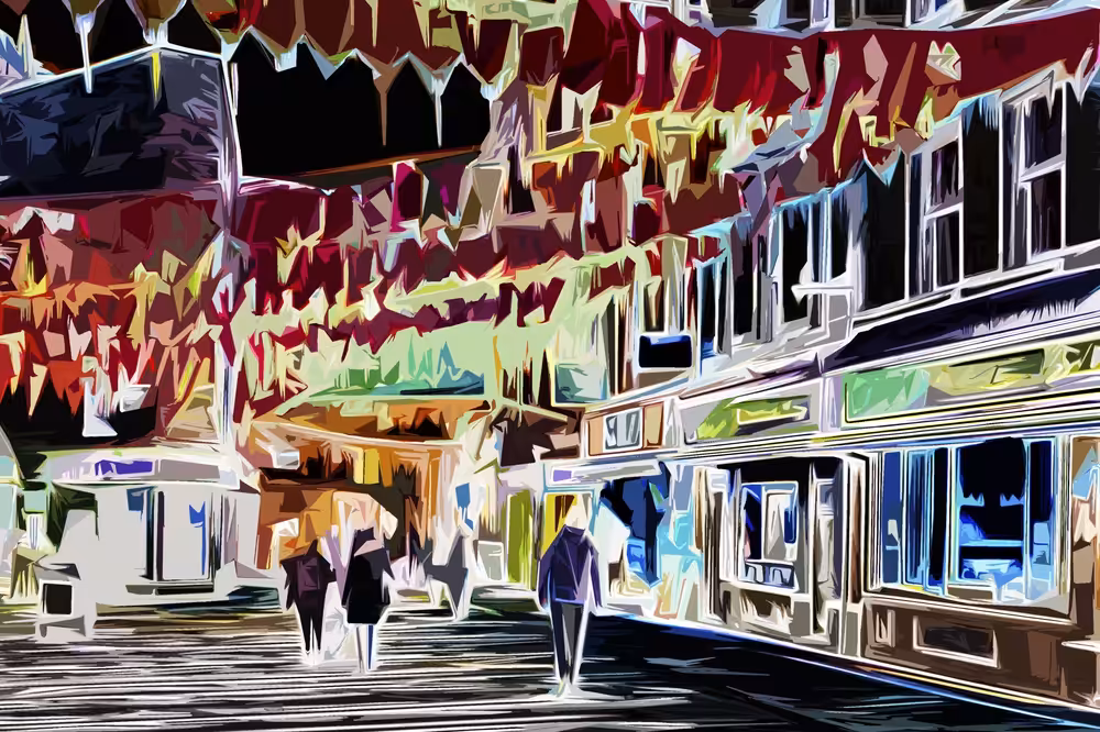 Rather Quiet in Chinatown