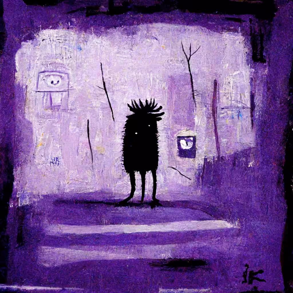 Basquiat Little Creatures: Little Creature #00042