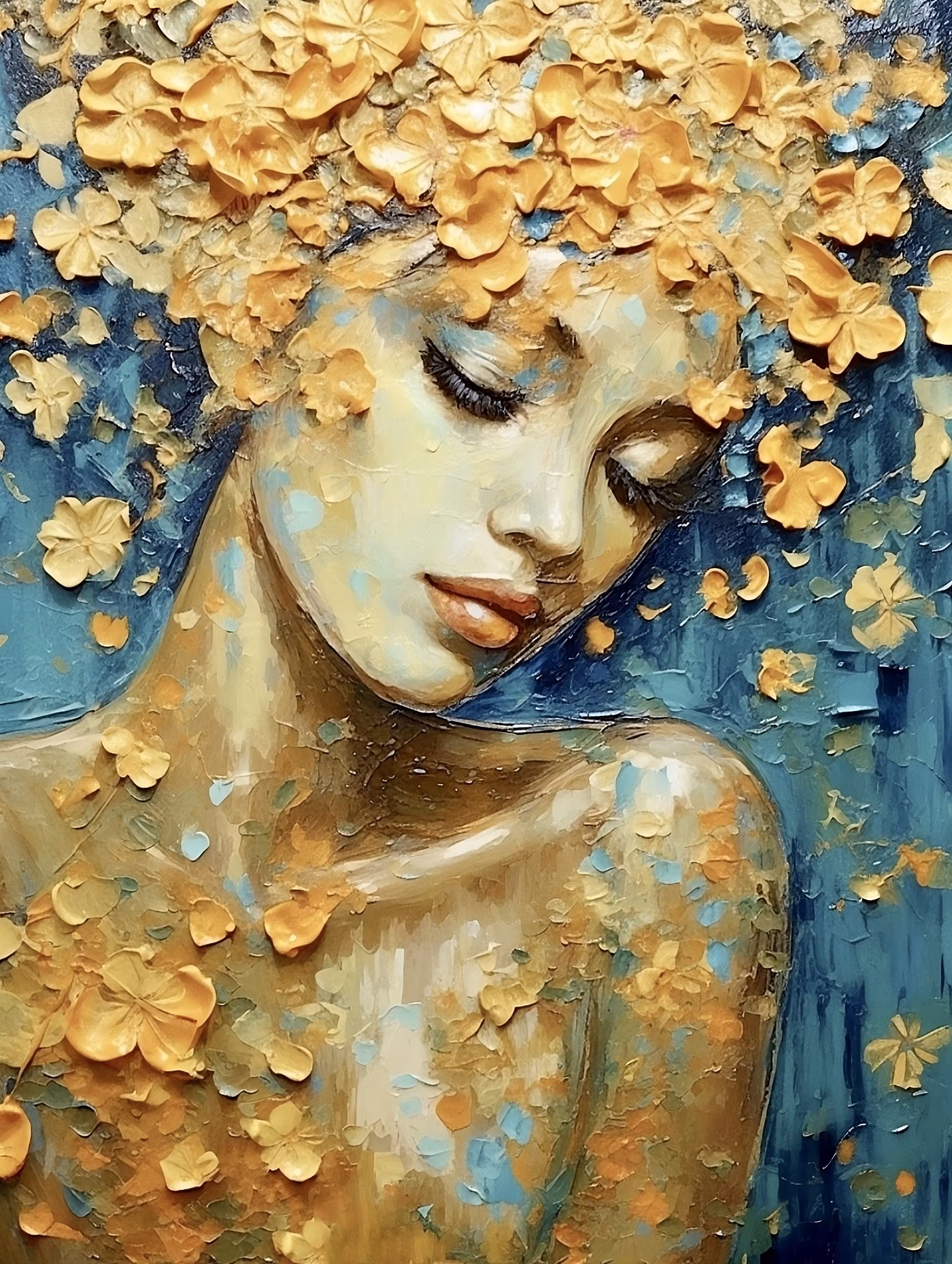 Golden flowers dreamer 