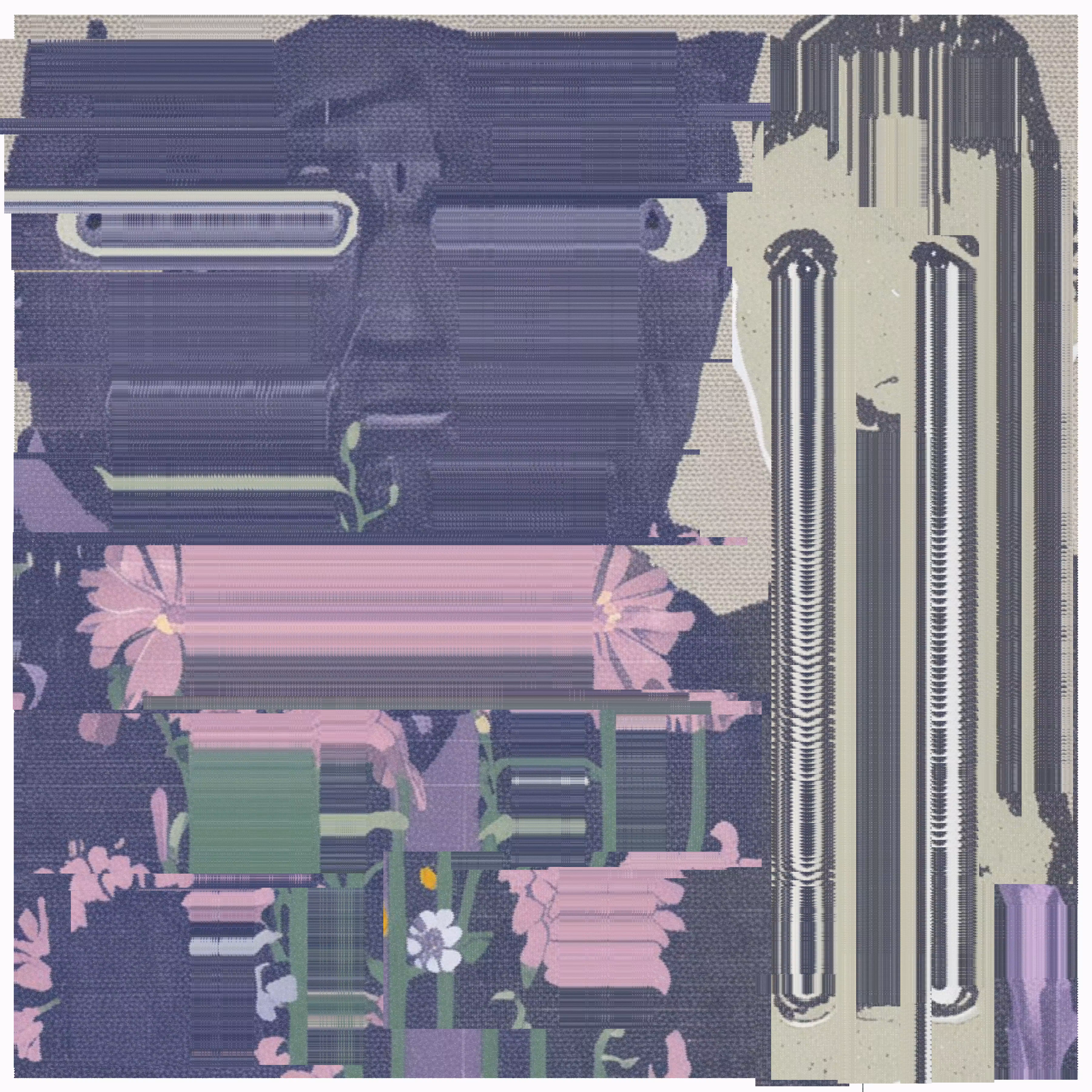 Redacted Mesh Painting 009