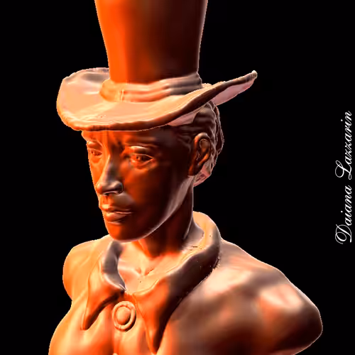 Bust of the Pink Amazon III