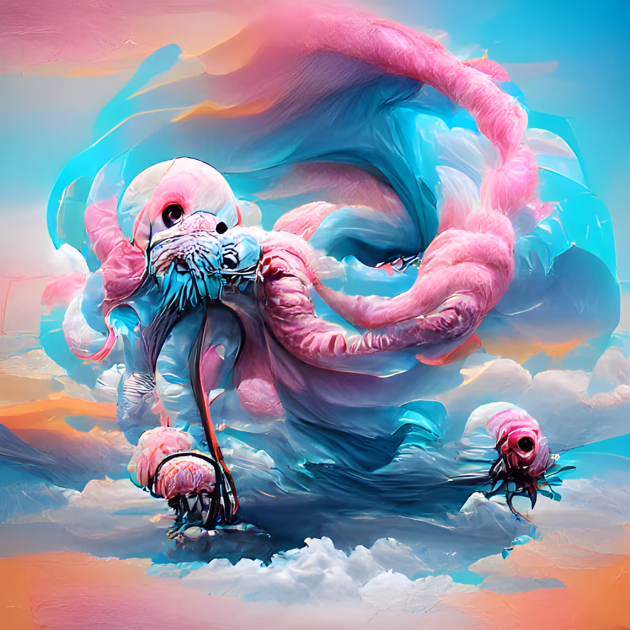 Cotton Candy Landscape #08