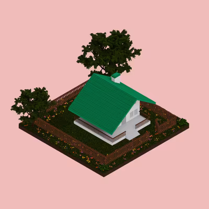 Pastel cottages #40