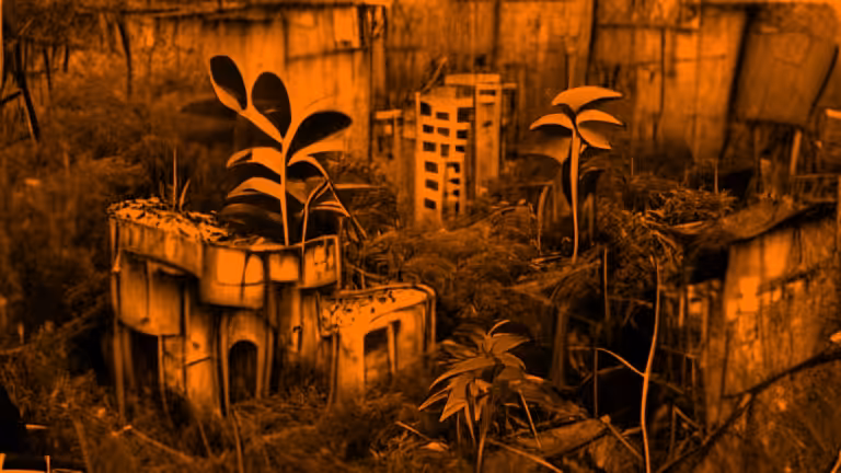 Jungle Growth in Abandoned City (pixray_genesis)