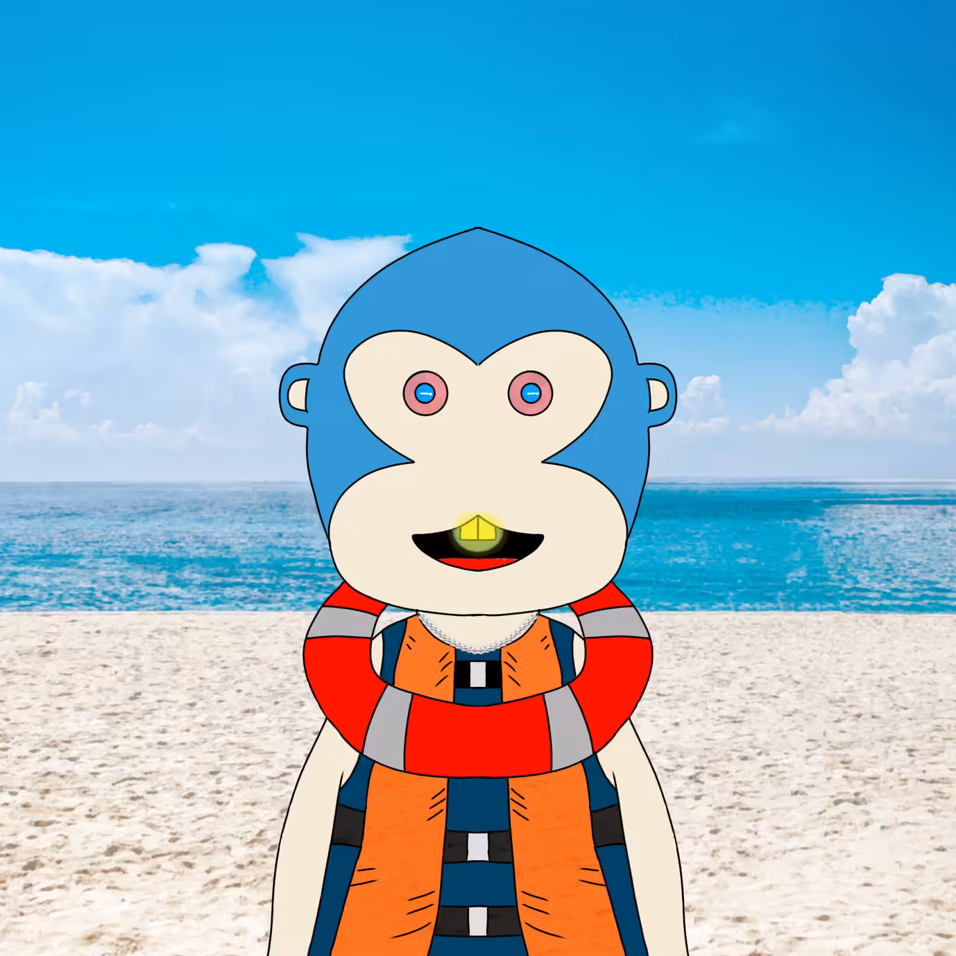 human monkey: monkey #10