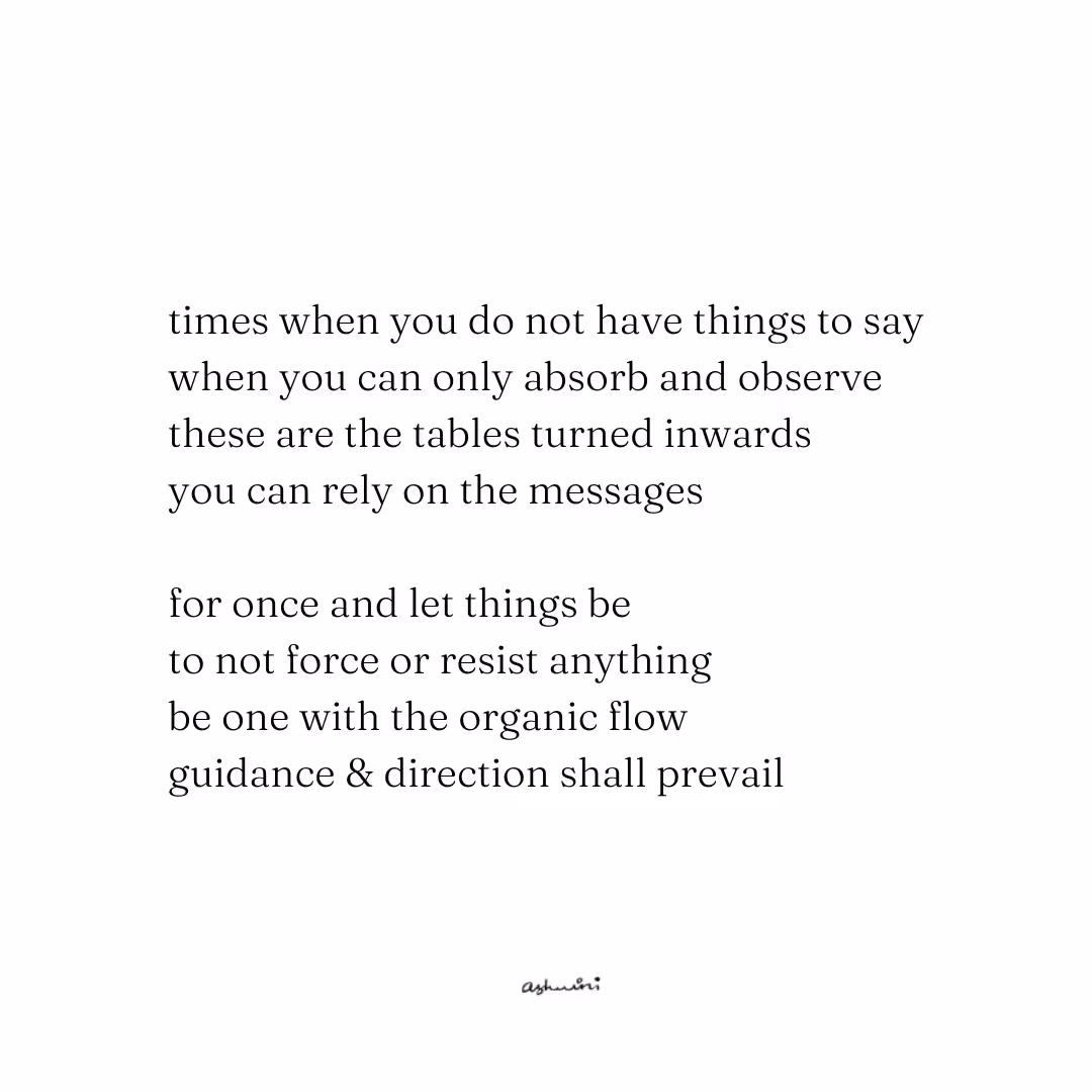 Go with the flow