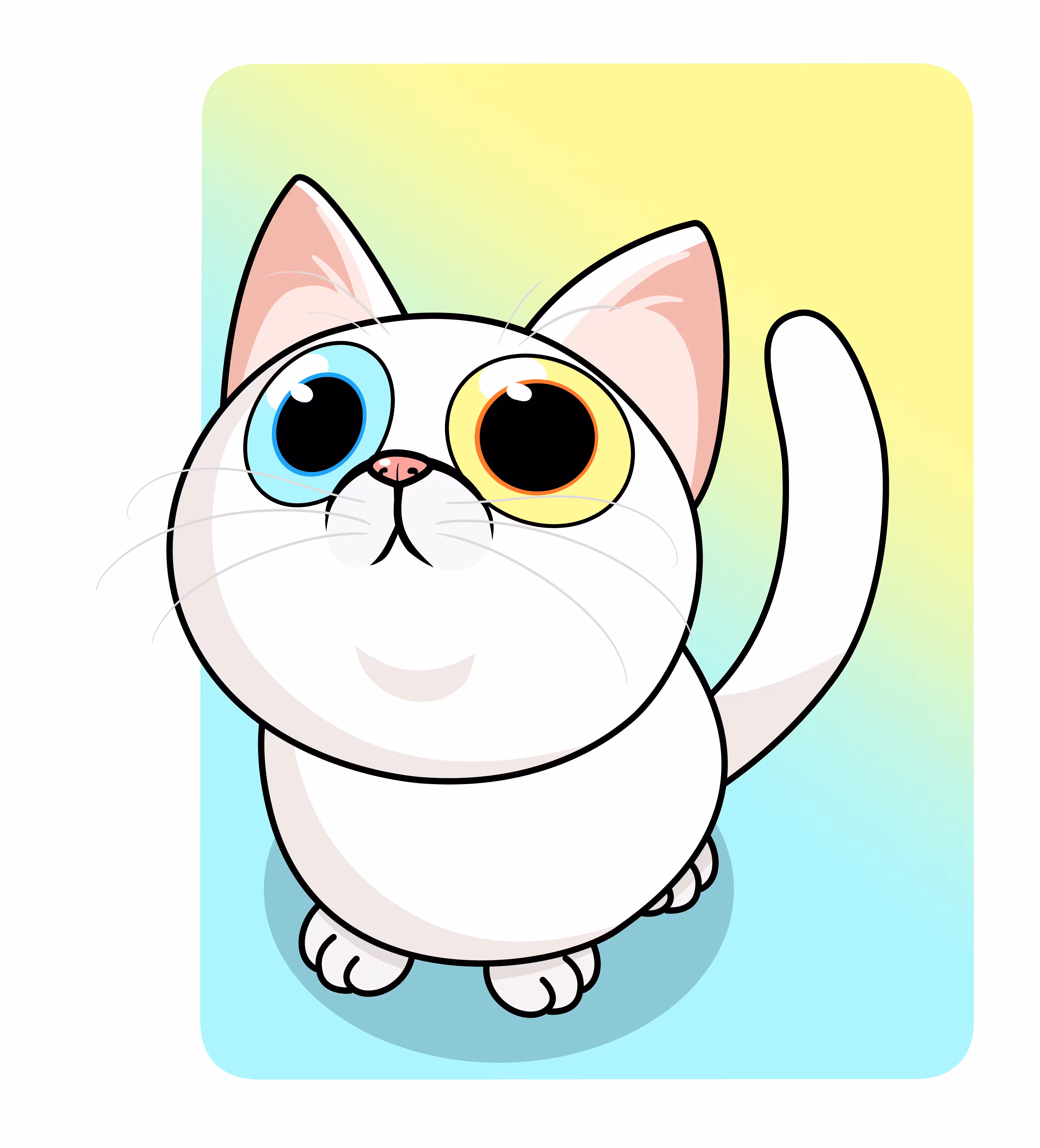 Cat Staring Galaxy #S0005