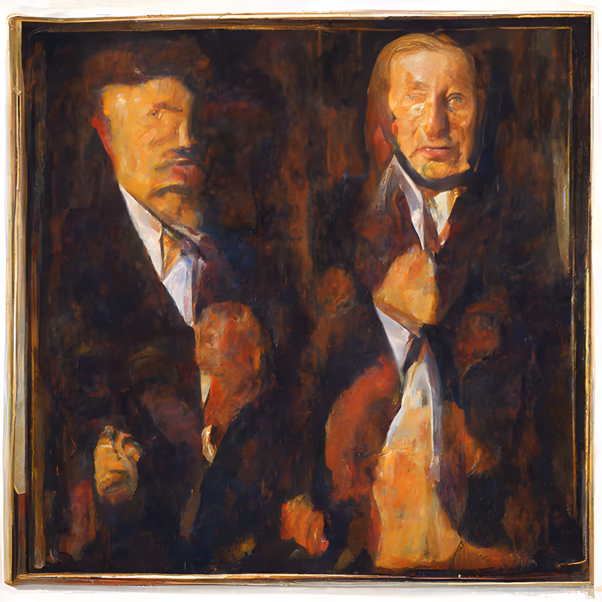 Bryan organ prince Charles oil on canvas