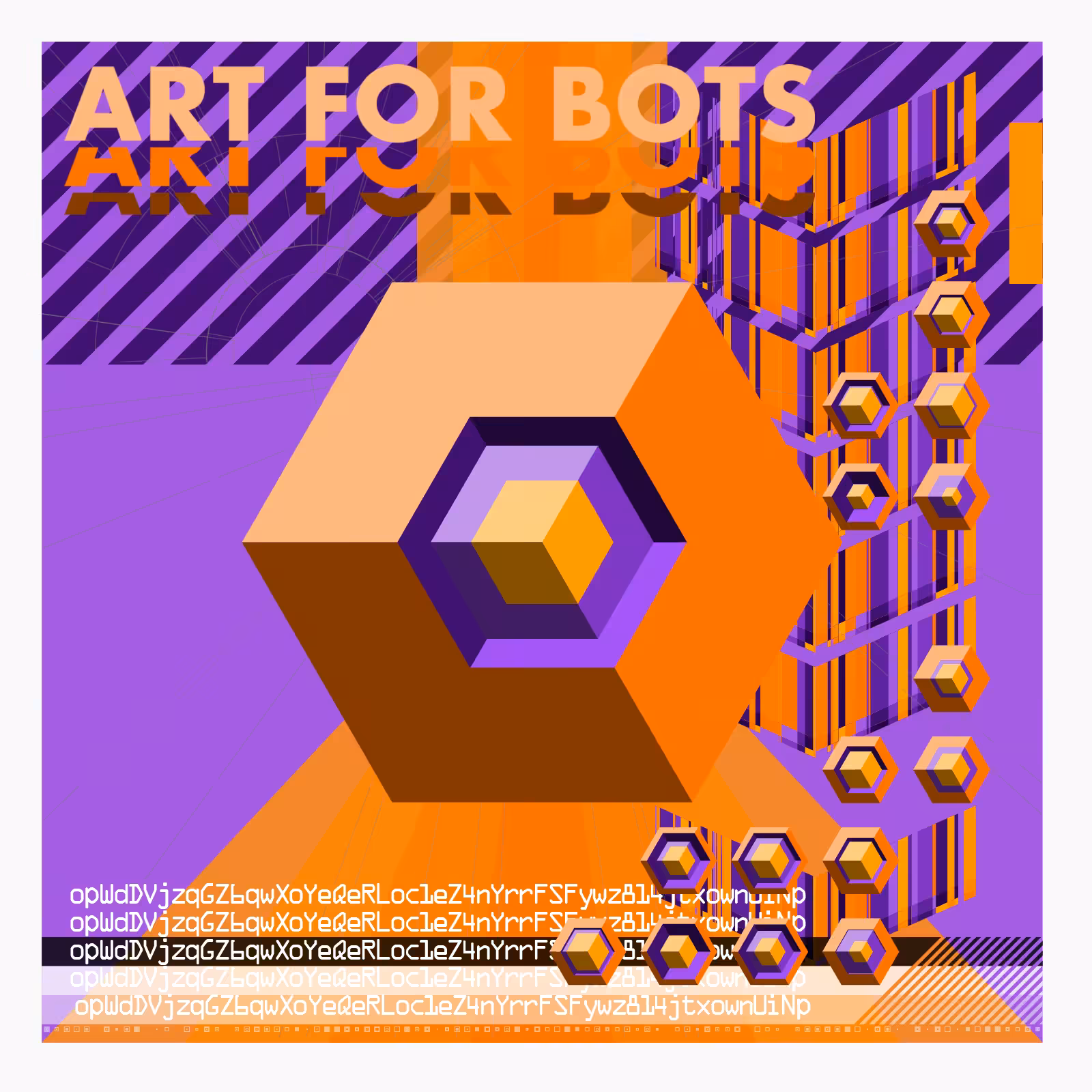 Hexagones - Art forBots forHumans forPrint #14