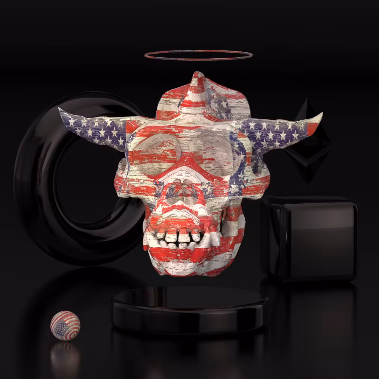 Monk Skull USA | Dead collection