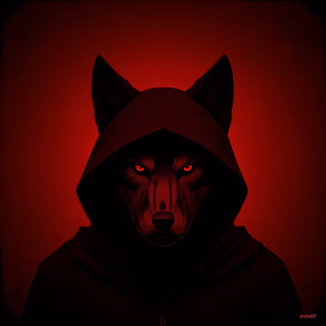 Dark Shadow Wolf: Emberfang
